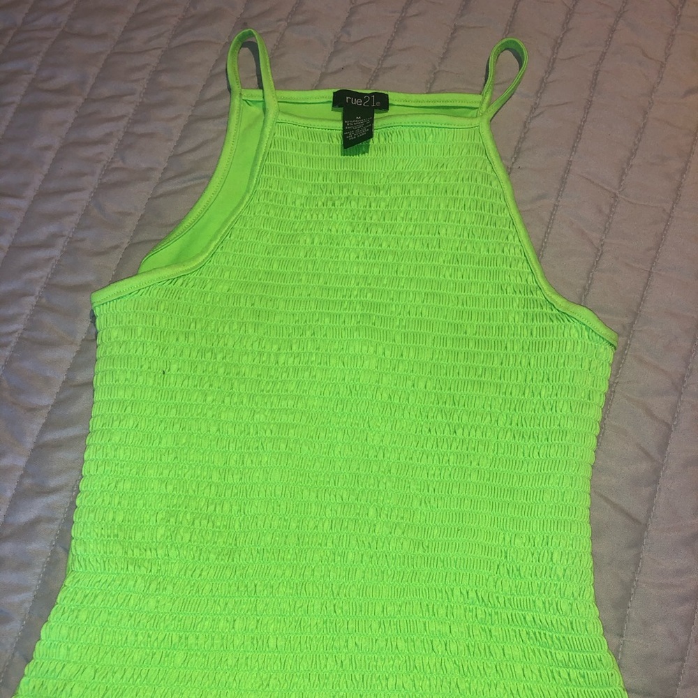 Green Neon Crop top